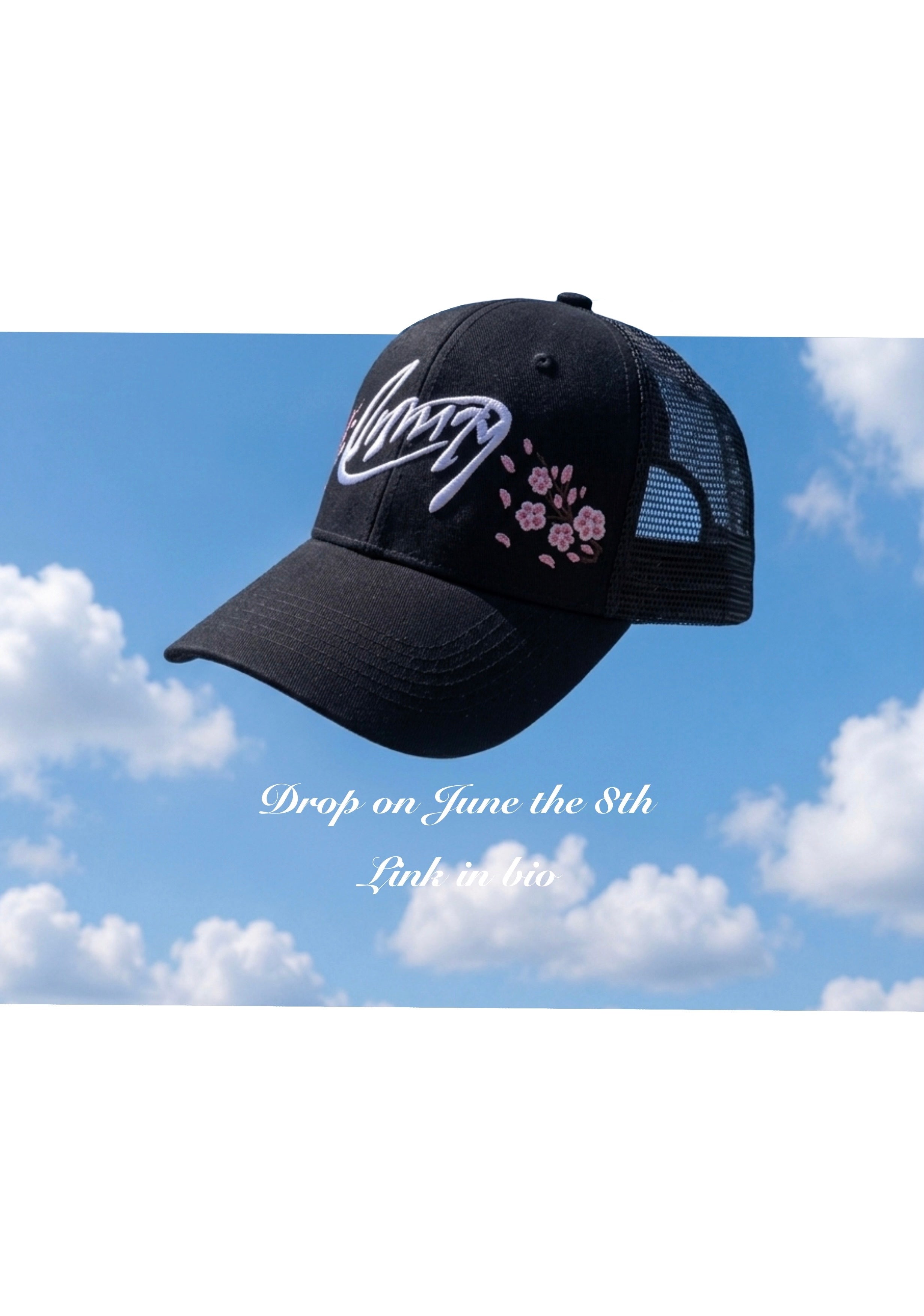 Casquette navy blue Sakura