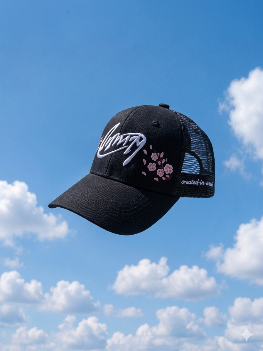 Casquette navy blue Sakura