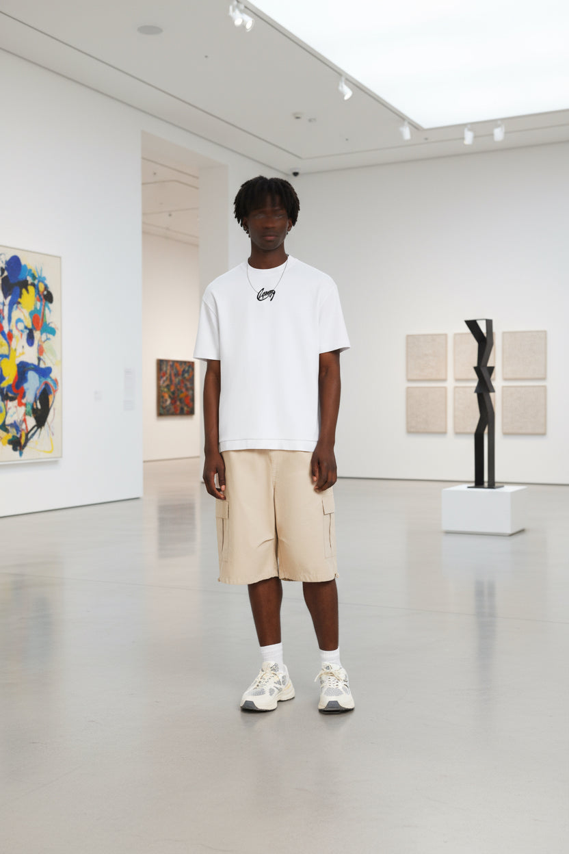 Heavy Tee-shirt small logo manches courtes