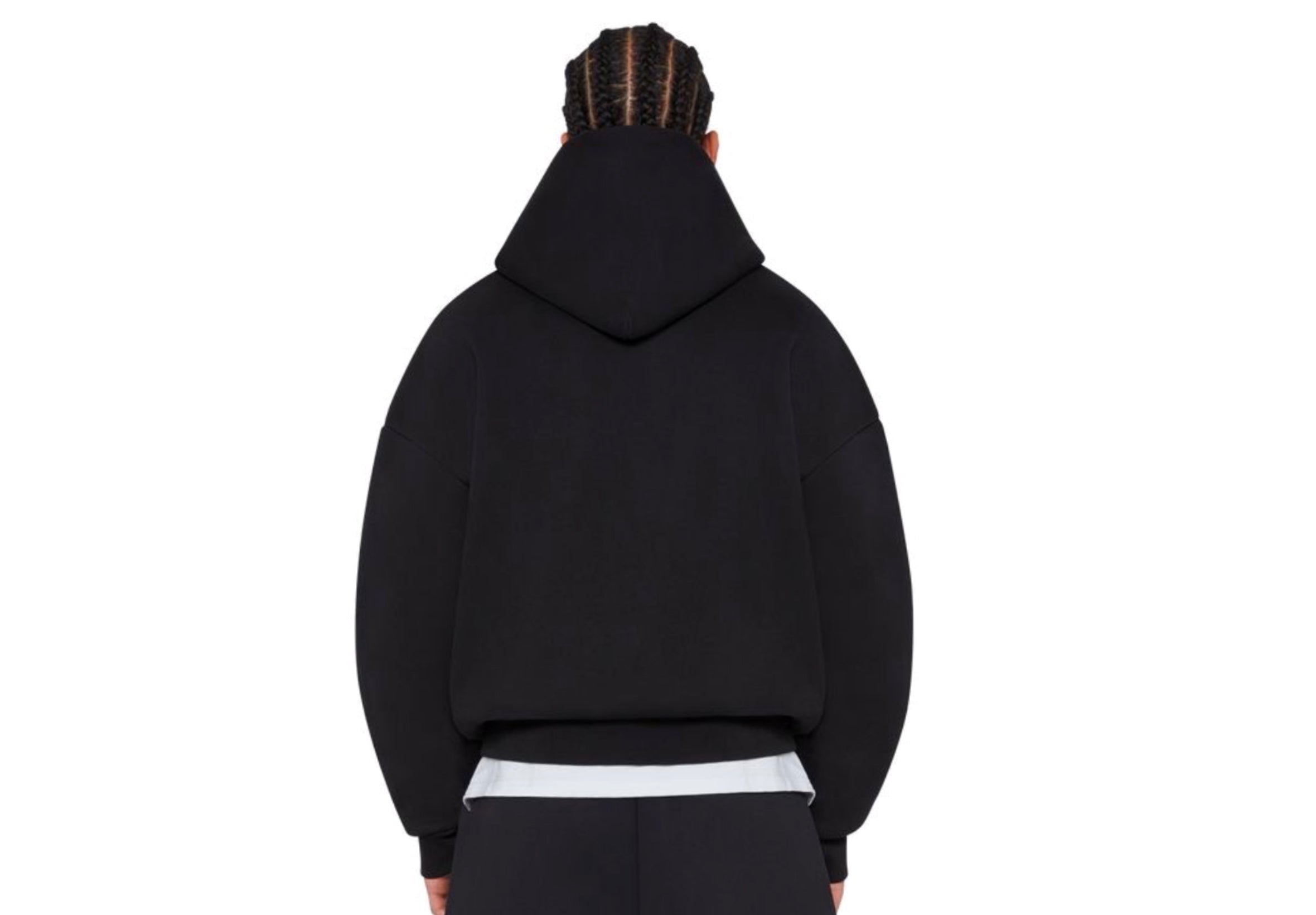 Black Boxy Hoodie small box logo